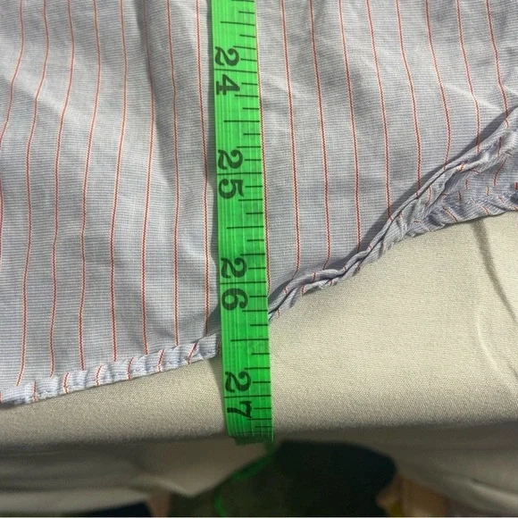 J.Crew Men’s Button Down Shirt Size Medium Slim Pin Stripe Preppy - Picture 7 of 10